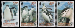 Süd-Georgien 2008 - Mi-Nr. 454-457 ** - MNH - Pinguine / Penguins - Südgeorgien