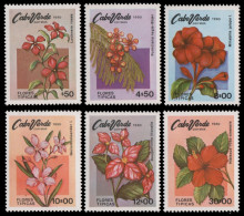 Kap Verde 1980 - Mi-Nr. 425-430 ** - MNH - Blumen / Flowers - Cap Vert