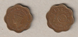 00746) Ceylon, 10 Cent 1944 - Sri Lanka (Ceylon)