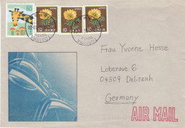 JAPAN 1995 AIRMAIL LETTER SENT TO DELITZSCH - Brieven En Documenten