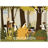 ONU New-York 2014 - Education First ** - Unused Stamps