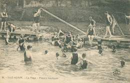 * ISLE ADAM - Plage - Plaisirs Nautiques - Plongeoir - Animée - 88 - Photo OLIVIER - 1924 - L'Isle Adam