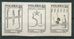 Poland SOLIDARITY (S107): Citizen - Choose (3x1 Black) Strap - Solidarnosc-Vignetten