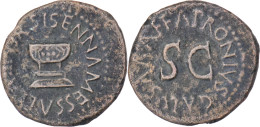 ROME - Quadrans - AUGUSTE - Enclume - MESSALA GALVS APRONIVS - RIC.463 - 17-283 - La Dinastía Julio-Claudia (-27 / 69)