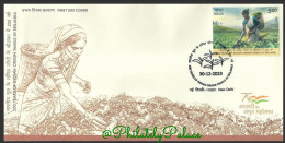 India 2023,Tea, Plucking, Drink, Food, Woman, 200th Years Of Indian Origin Tamils In Sri Lanka, FDC (**) Inde Indien - Briefe U. Dokumente