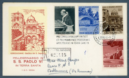 °°° Francobolli N. 1808 - Vaticano Raccomandata - Pellegrinaggio In Terra Santa °°° - Covers & Documents