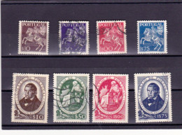 Portugal   1944  Nºs 636 / 639   640 / 643  Usados - Postmark Collection