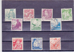 Portugal   1941    Nºs 607 Ao 616  Usados - Marcophilie