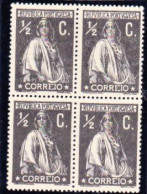 Portugal   -5 Quadras Selos Ceres Novos - Storia Postale