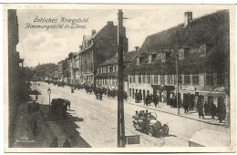 LETLAND ÖSTLICHES KRIEGSBILD IN LIBAU PKW 1914/18 Nr 1979 D1 - Lettonie