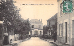 FRANCE - Savigny En Sancerre - Rue De La Poste - Animé - Carte Postale Ancienne - Other & Unclassified