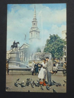 CPSM - LONDON/LONDRES (Angleterre) : Fontaine Trafalgar Square - Trafalgar Square