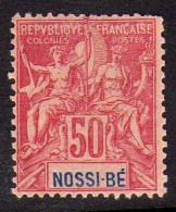 Nossi-Be - 1894 - 50c. Type Groupe - Neuf Sans Gomme - Neufs