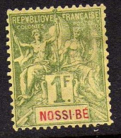 Nossi-Be - 1894 -  1 F.. Type Groupe -  Neuf Sans Gomme - Nuevos