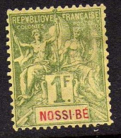 Nossi-Be - 1894 -  1 F.. Type Groupe -  Neuf Sans Gomme - Nuovi