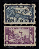 MONACO - N°129/130 OB TB - Gebraucht