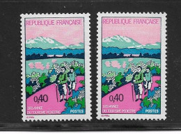 Année Du Tourisme Pédestre YT 1723 + B : Normal + Double Frappe. Superbe, Voir Scan. Cotes YT : 0.60 € + 30 € = 30.60 €. - Unused Stamps