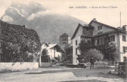 FRANCE - Samoens - Entrée Du Parc Et L'eglise - Carte Postale Ancienne - Samoëns