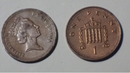 Grande Bretagne Great Britain 1 One Penny 1988 KM 935 - 1 Penny & 1 New Penny