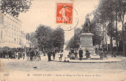 FRANCE - Choisy Le Roi - Statue De Rouget De L'isle Et Avenue De Paris - Carte Postale Ancienne - Choisy Le Roi