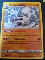 CARTES  POKEMON  2019   CRABOMINABLE   //  PARFAIT  ETAT  //  1er  CHOIX  // - Soleil & Lune