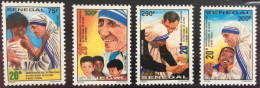 Sénégal 1999 Mère Térésa Mother Teresa Mutter Theresa Nobelpreis Prix Nobel Price Peace 4 Val. RARE MNH - Senegal (1960-...)