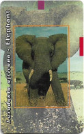 S. Africa - MTN - S. African Big 5 - Elephant, R15, SC8, 2003, 100.000ex, Used - Südafrika