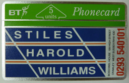 UK - Great Britain - Landis & Gyr - BTP023 - Stiles Harold Williams - Crawley - 130K - Mint - BT Promotional