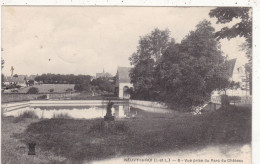 37. NEUVY LE ROI. CPA. VUE PRISE DU PARC DU CHATEAU. ANNÉE 1904 + TEXTE - Neuvy-le-Roi