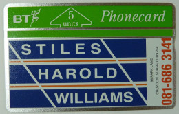 UK - Great Britain - Landis & Gyr - BTP025 - Stiles Harold Williams - Croydon  - 130K - Mint - BT Promotie