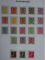 Belgium    N°  418A / 427 ** + 479 / 480 **+ 527/28 + 710/15  **+713A   1935/45  Cat: 25 € - 1935-1949 Small Seal Of The State