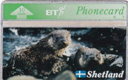 SHETLAND ISLANDS. - Shetland Islands Heritage/Otters(BTG218), CN : 310K, Tirage 2000, Mint - Autres - Europe