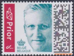 België 2019 - Mi:4877, Yv:4812, OBP:4829a, Stamp - XX - H.M. King Filip Gummed - 2011-..