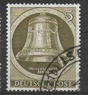 Berlin Mi.Nr. 82y Waagerechte Gummiriflung, Gestempelt , Freiheitsglocke II - Variedades Y Curiosidades