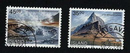 1989 Landscapes Michel IS 704 - 705  Stamp Number IS 678 - 679 Yvert Et Tellier IS 657 - 658 Used - Gebraucht