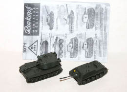 ROSKOPF HO MILITAIRE CHASSEUR CHAR ALLEMAND + M 109G TANK OBUSIER AUTOMOTEUR USA, MODELE REDUIT MILITARIA (1712.62) - Tanks