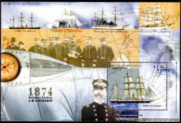 Argentina 1999 125th Anniversary Of Launch Of Uruguay (sail/steam Corvette) Souvenir Sheet Unmounted Mint. - Unused Stamps