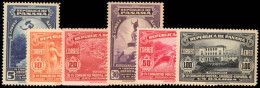 Panama 1936 Fourth Spanish-American Postal Congress (1st Issue) Airs Lightly Mounted Mint. - Panama