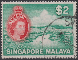 1955  Singapur - Malaya (...-1959) ° Mi:SG 41, Sn:SG 41, Yt:SG 41, Sg:SG 51, Singapore River - Singapour (...-1959)