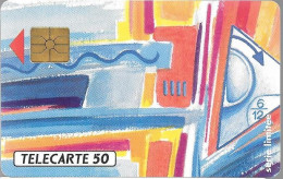 CARTE-PRIVEE-50U-EN46-GemA-ARTHUR MARTIN- V°Série N°B14932-R°Mat-Utilisé-TBE/LUXE- - 50 Einheiten