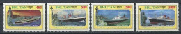 269 BHOUTAN 1986 - Yvert 752/55 - Bateaux Navires Statue La Liberte - Neuf ** (MNH) Sans Trace De Charniere - Bhoutan