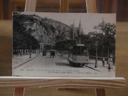 CARTE POSTALE ROUEN ET LE TRAMWAY. - Tramways