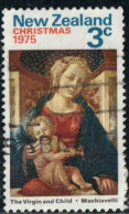 Nouvelle-Zélande 1975 Yv. N°642 - Noël - La Vierge à L'Enfant - Oblitéré - Used Stamps