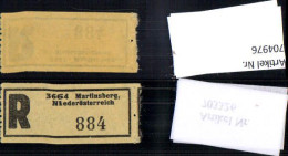 704976 Einschreibezettel Rekozettel R-Zettel Martinsberg Niederösterreich - Sonstige & Ohne Zuordnung