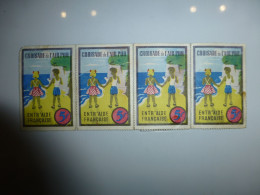 Croisade De L'air Pur, Bande De 4 Timbres ; VP 02 - Collections