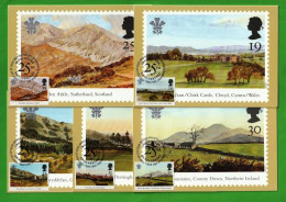 PCM0170- GRÃ-BRETANHA 1994- POSTAL MÁXIMO (ARTE - PINTURA_ 5 POSTAIS) - Cartes-Maximum (CM)