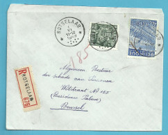 768+771 Op Brief Aangetekend Sterstempel (Relais) * ROTSELAAR * - 1948 Exportación