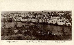 Curacao, D.W.I., WILLEMSTAD, Partial View (1930s) Capriles No 28 RPPC Postcard 1 - Curaçao