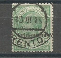 Italy Italia Trentino Sassone 21 Used 1918 Venezia Tridentina - Trentino