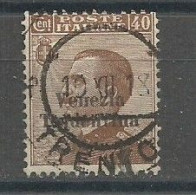 Italy Italia Trentino Sassone 24 Used 1918 Venezia Tridentina - Trentino